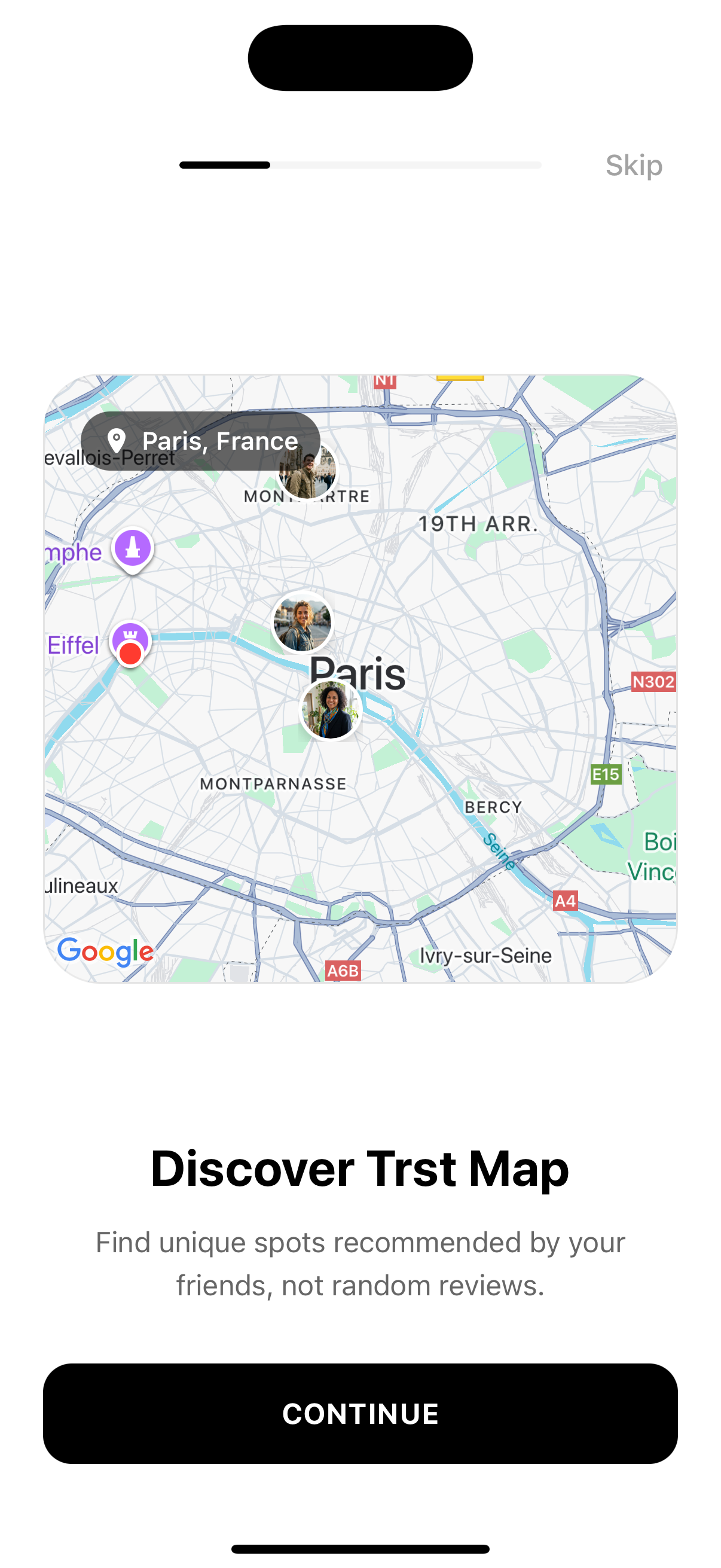 Trst Map App Preview